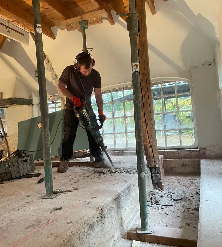 Beton boren - Dunnewind Solutions Sloopwerk en renovatie Lelystad